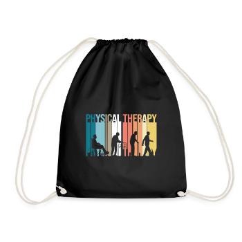 Kinésithérapeute Kinésithérapie - Sac de sport léger - noir - Devant