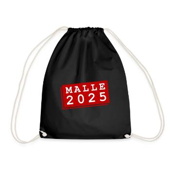 Malle 2025 - Turnbeutel - Schwarz - Vorne