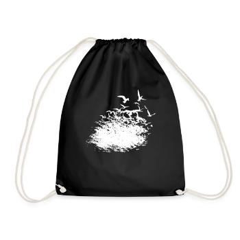 Le ciel est sans limite! Le ciel est sans limite! - Sac de sport léger - noir - Devant