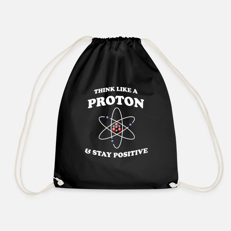 Proton Stay Positive - Turnbeutel - Schwarz