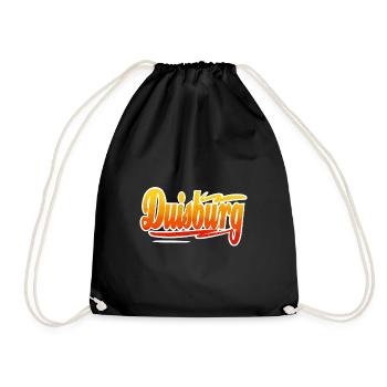 Duisburg - Drawstring Bag - black - Front
