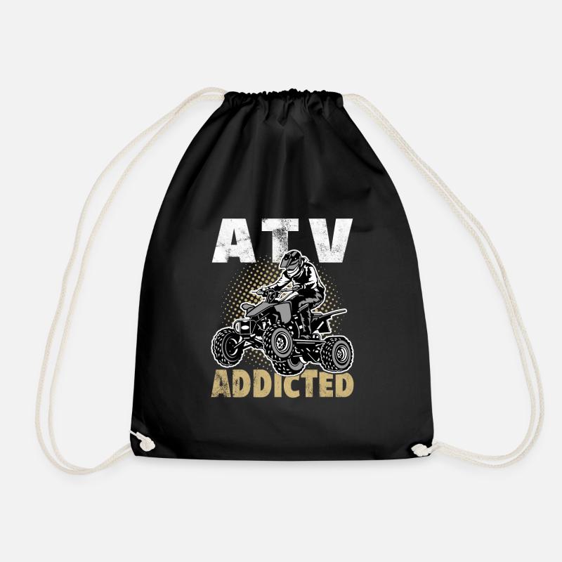 ATV Addicted Quad - Turnbeutel - Schwarz