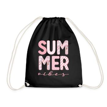 Summer Vibes - Sac de sport léger - noir - Devant