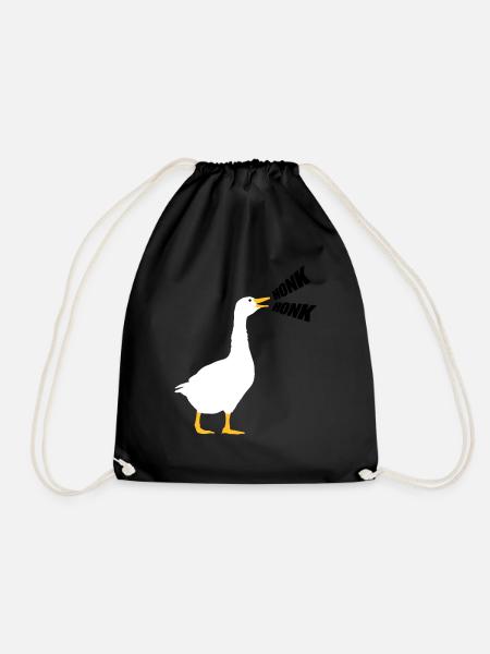 Honk Honk Gans - Turnbeutel - Schwarz
