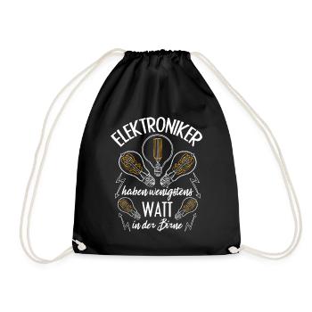 Les électroniciens ont au moins des watts dans la tête - Sac de sport léger - noir - Devant