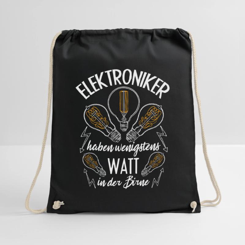 Electronics engineers have at least watts in the bulb Drawstring Bag