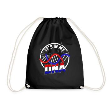 Pays-Bas Amsterdam Europa Dutch Drapeau Hollande - Sac de sport léger - noir - Devant