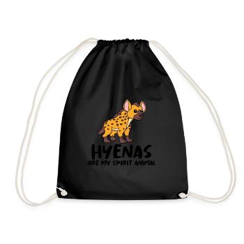 Hyène - Sac de sport léger - noir - Devant