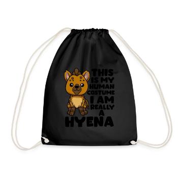Hyène - Sac de sport léger - noir - Devant
