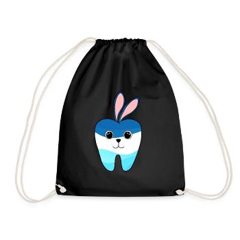 Easter - Drawstring Bag - black - Front