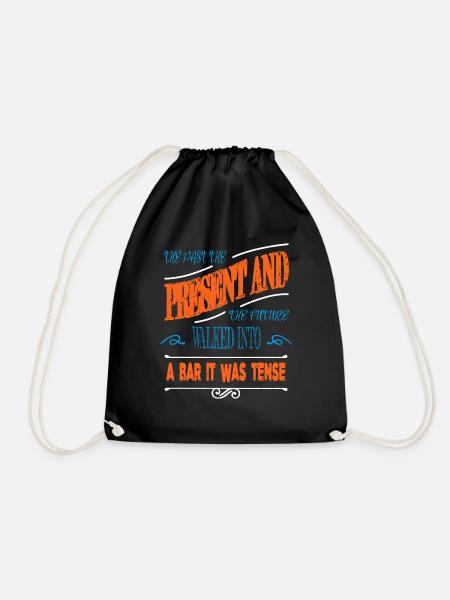 funny sayings gift idea sayings reading geek bday - Turnbeutel - Schwarz