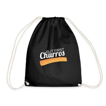 Churro Gift Mexico Nourriture - Sac de sport léger - noir - Devant