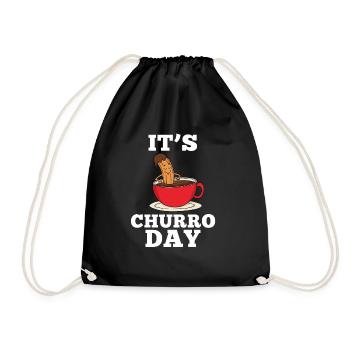 Churro Gift Mexico Nourriture - Sac de sport léger - noir - Devant