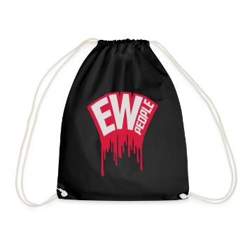 ew people citation drôle - Sac de sport léger - noir - Devant