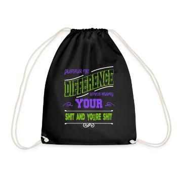 auteur de blagues éditeur de citation drôle roman drôle génial - Sac de sport léger - noir - Devant