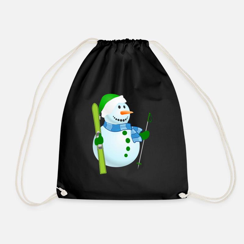 Schifoan - Drawstring Bag - black