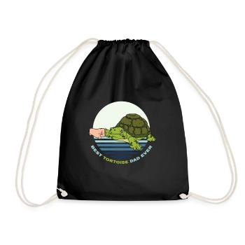 Le meilleur papa tortue de tous les temps - Sac de sport léger - noir - Devant