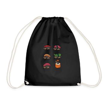Australian Cattle Dog - Drawstring Bag - black - Front