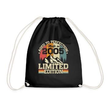 Vintage 2005 vintage retro cadeau d’anniversaire - Sac de sport léger - noir - Devant