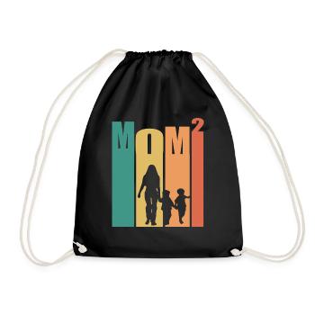 Maman Mmarmonne Maman Rétro - Sac de sport léger - noir - Devant