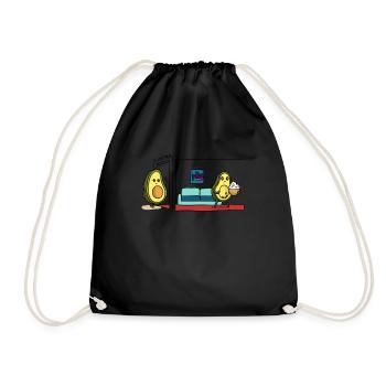Avocado Cinema - Drawstring Bag - black - Front