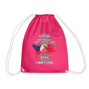 Vétéran du Vietnam - Sac de sport léger - fuchsia - Devant