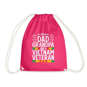 Vétéran du Vietnam - Sac de sport léger - fuchsia - Devant