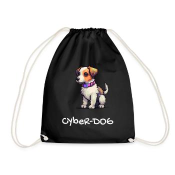 Cyberdog - Turnbeutel - Schwarz - Vorne