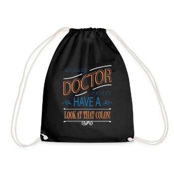 Auteurs Humour Livre Auteur Bday Editer Costume - Sac de sport léger - noir - Devant