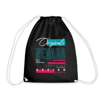 Nevada - Turnbeutel - Schwarz - Vorne