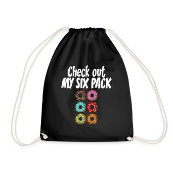 Funny Donut Vintage For Men Women Doughnut Lover - Sac de sport léger - noir - Devant