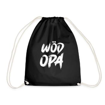Wöd Opa Österreich Oma tolle Oma beste Oma - Turnbeutel - Schwarz - Vorne