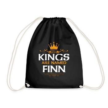 Finn - Turnbeutel - Schwarz - Vorne