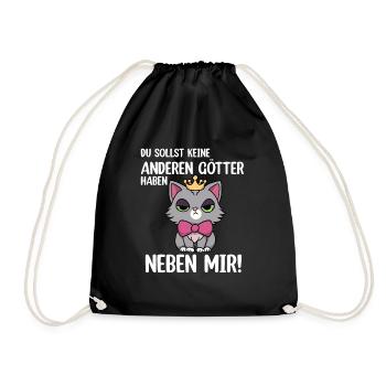 Tu n’auras pas d’autres dieux que moi, Kat - Sac de sport léger - noir - Devant