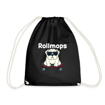 Vadrouille à rouleaux - Sac de sport léger - noir - Devant