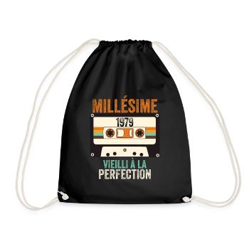 Millésime 1979 vieilli à la perfection - Sac de sport léger - noir - Devant