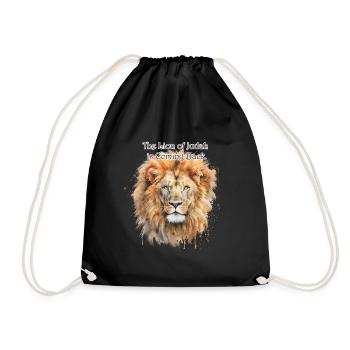 The Lion of Judah is Coming Back - Drawstring Bag - black - Front