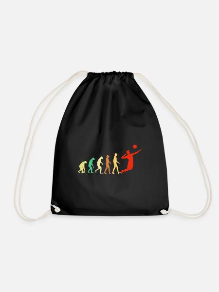 Volleyball Evolution - Turnbeutel - Schwarz