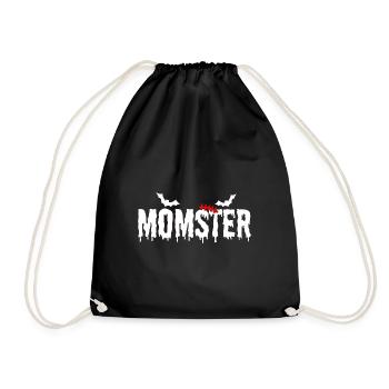Maman Halloween Momster Monster - Sac de sport léger - noir - Devant