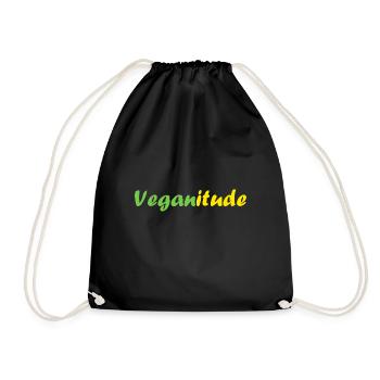 Légumes Humour je suis vegan - Sac de sport léger - noir - Devant