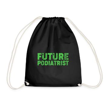 Podiatrist Pedicure Podiatrist - Drawstring Bag - black - Front