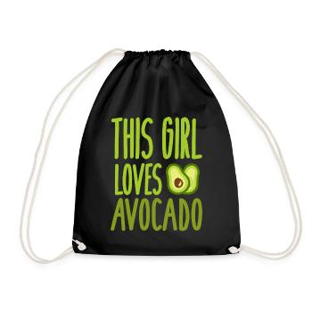 avocat - Sac de sport léger - noir - Devant