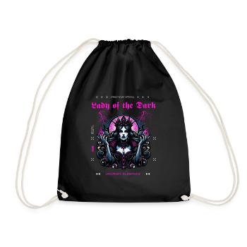 Lady of the Dark - Drawstring Bag - black - Front