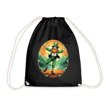 Danse trèfle de la Saint-Patrick - Sac de sport léger - noir - Devant