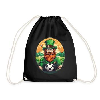 Football Trèfle de la Saint-Patrick - Sac de sport léger - noir - Devant