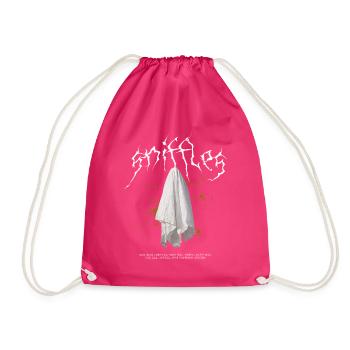 Snuff "Black Metal Style" - Drawstring Bag - fuchsia - Front