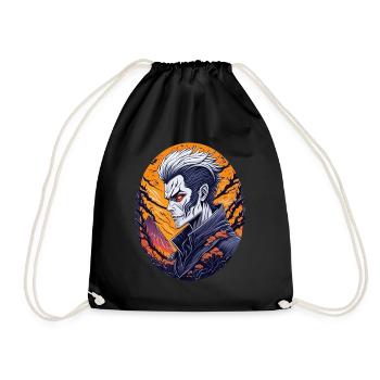 Gruseliges Halloween-party-kostüm Vampir - Drawstring Bag - black - Front