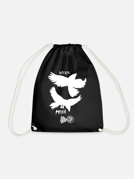 Hugin & Munin - Turnbeutel - Schwarz