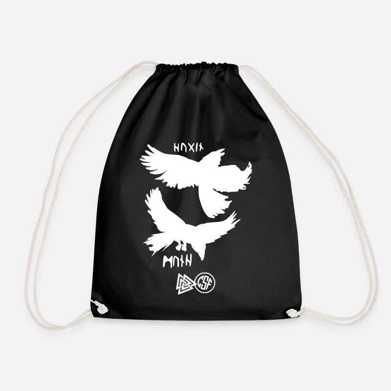Hugin & Munin - Turnbeutel - Schwarz