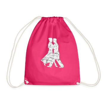 Tanzen - Turnbeutel - Fuchsia - Vorne